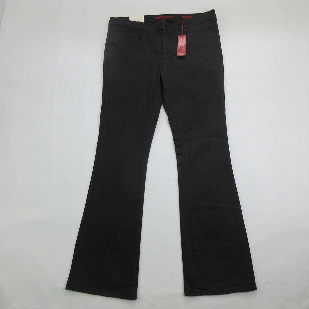 Banana Republic Womens Limited Edition Flare Jeans Black Denim 32/14L NWT